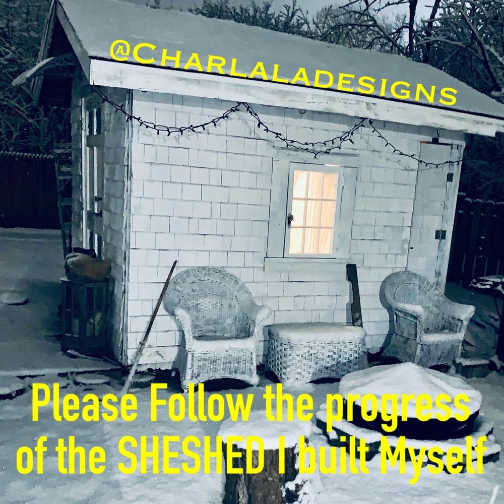 My SHESHED I’m building all by myself!!